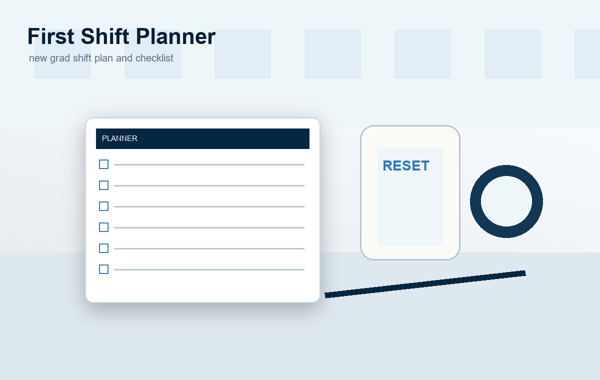 First 12-Hour Shift Planner checklist preview