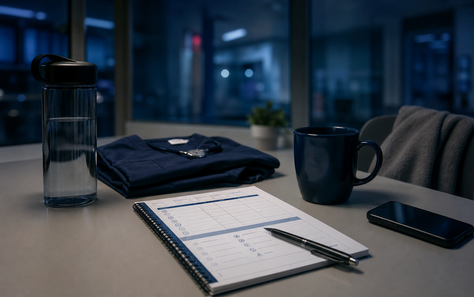 Night shift hospital resource dashboard and recovery planning preview